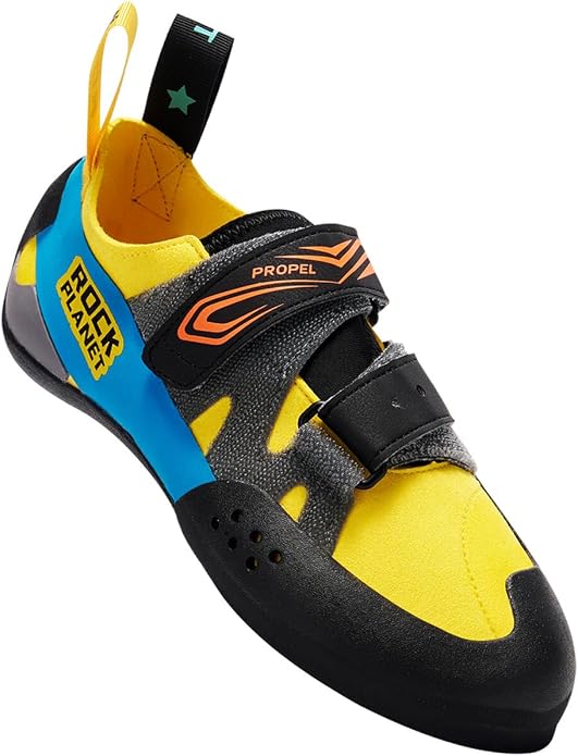 Climbing Shoes Men Lightweight Strong Anti-Slip Indoor Outdoor Rock Climbing Gym Training Beginner to Pro Performance