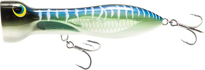 Nomad Design Chug Norris 6” (150mm) Topwater Floating Popper Fishing Lure with BKK Hooks & Durable Diamond Armour, for Bluefin & Yellowfin Tuna, Cubera Snapper, & Roosterfish