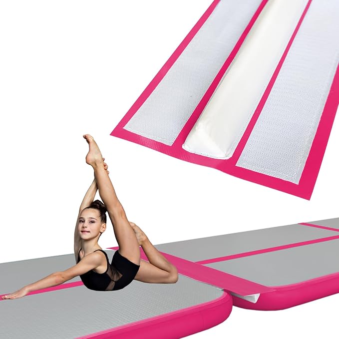 GLANT 3ft/6ft Air Mat Tumble Track Connector Tape for Inflatable Tumbling Gymnastic/Yoga/Camping White（NEW） (40)
