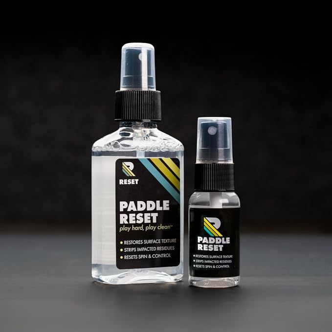 Reset™- Pickleball Paddle Cleaner - 3X Travel Size- Strips Impacted Residue and Increases Spin and Control - TSA Approved Size
