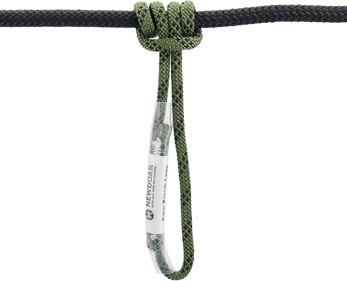 NewDoar 6mm (1/4") Prusik Cord Pre-Sewn 12KN/2700lb Aramid Auto Block Cord High Strength Prusik Arborist Rope for Outdoor Climbing Arborist Rescue Mountaineering-90cm/36''/1pc