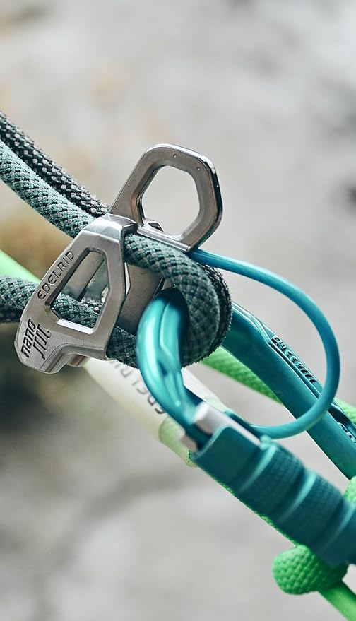 EDELRID Unisex - Adult Nano Jul Fuse Device, Slate, One Size