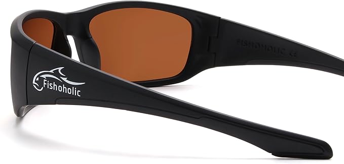 Fishoholic Polarized Bi-Focal Fishing Sunglasses with Reader Magnification (1.5x, 2.0x, 2.5x Options) and UV400 Protection