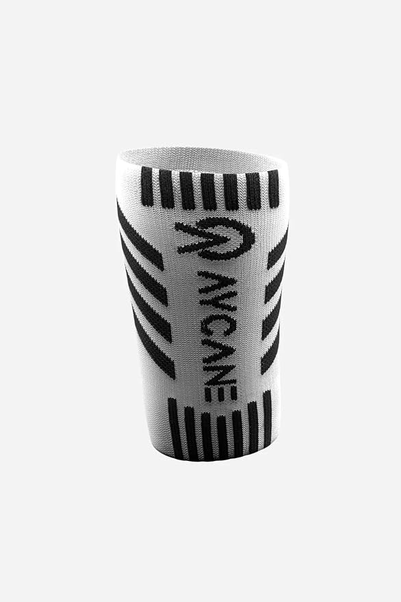 Blade X White Wrist Guards, Lightweight, Quick-Drying, Breathable Fabric, Flexible Fit, Level 3 Cut-Resistant Protection, Durable and Comfortable Wrist Protection for Hockey Players