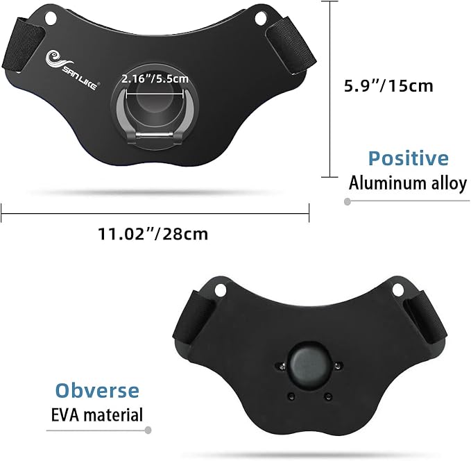 SANLIKE Fishing Belt Fight Belt Adjustable Aluminum Waist Fighting Belt Rod Holder Stand-up Fishing Belt