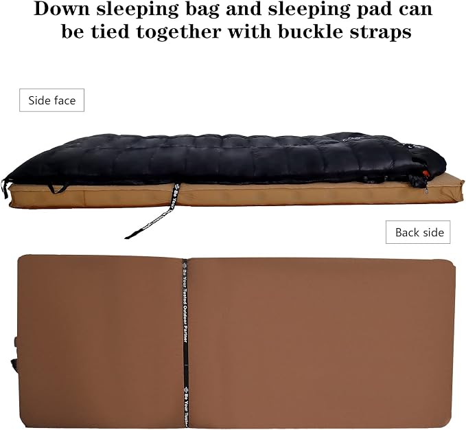 0 20 Degrees F Down Sleeping Bag for Adults,4 Season Rectangle Down Sleeping Bag for Camping Hiking
