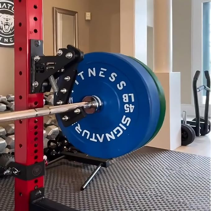 Fitvids Upgraded Adjustable Jammer Arms, Lever Arms, Monolift Attachments Rated 600 LB Per Arm, Fits Racks at All Post Sizes and Hole Sizes, Pair