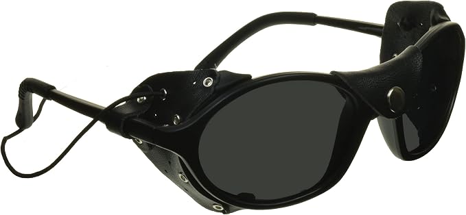 proSPORT Leather Side Shield Sunglass Polarized Aviator Motorcycle Mountaineer Glacier Arctic Hiking Wind-Proof