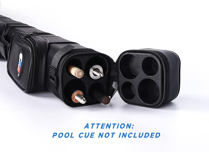 GSE Games & Sports Expert 2x2 Deluxe Hard Billiard Pool Cue Stick Carrying Case, Billiard Cue Case, Billiards Accessories (Several Colors Available)