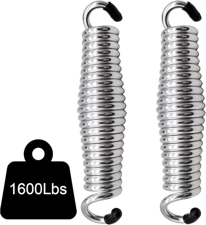 Heavy Duty Porch Swing Springs, 2-Pack for Hammock Chairs