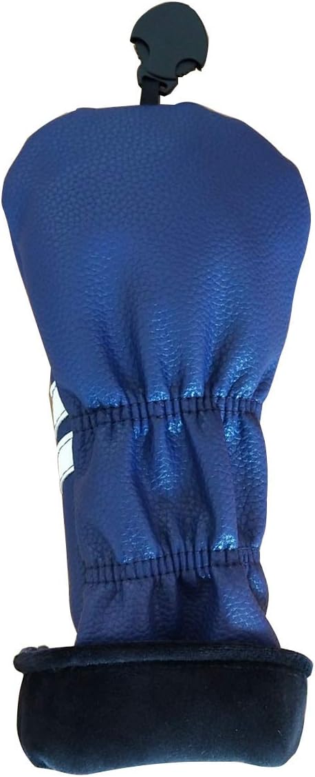 3pcs Navy Blue Golf Wood Club Headcovers 135 for Driver Fairway Wood Golf Head Covers Set