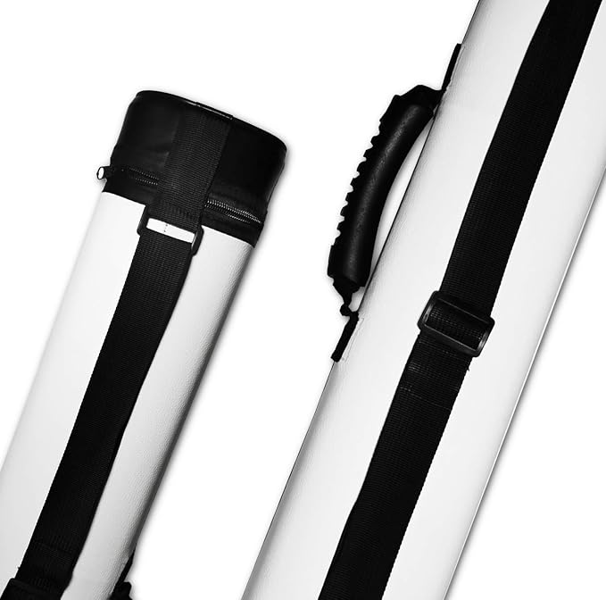 2x2 Hard cue case Oval Pool Cue Billiard Stick Carrying Case