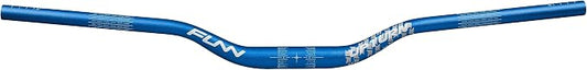 Funn Upturn High-Rise Mountain Bike Handlebar with Bar Clamp 31.8mm and Width 785mm, Durable and Lightweight Alloy Riser Handlebar for MTB and BMX Bike, Rise 40mm MTB Handlebar (Blue)