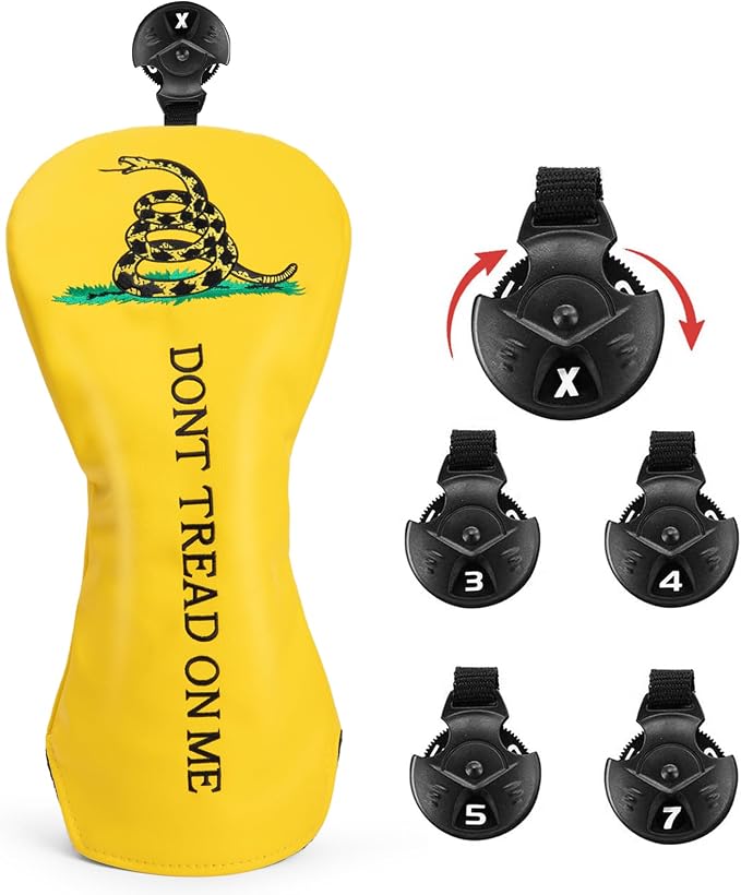 Fun Golf Club Head Covers 4 Models Available 1pc or 3pcs Driver Headcover, 3 5 Fairway Wood Head Cover, Rescue Hybrid Headcovers