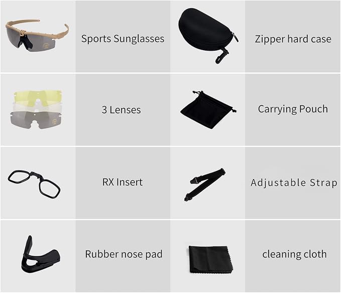 Sports Goggles Anti Fog Glasses 2 Sets