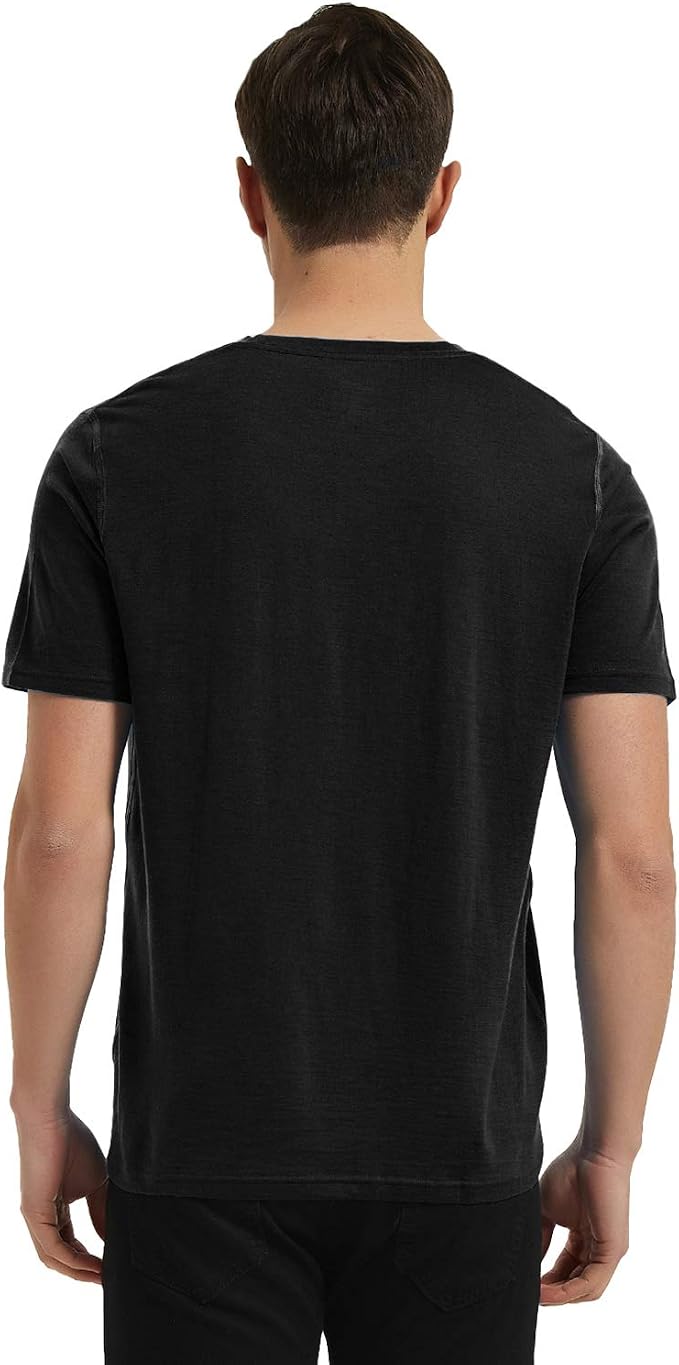 METARINO Merino Wool T-Shirts Mens Short Sleeve Lightweight Base Layer for Hiking,Travel,Hunting,Cycling