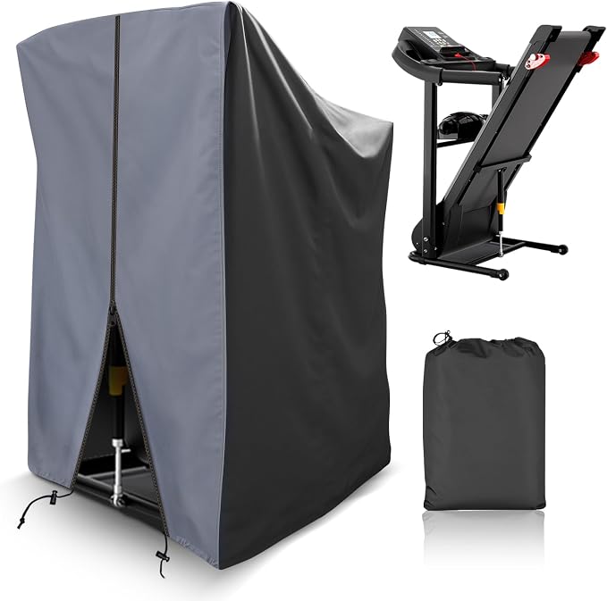 XYZCTEM Treadmill Cover - Dustproof Waterproof Folding Treadmill Cover for Indoor Outdoor Use