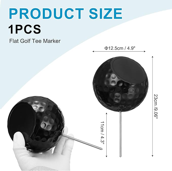 Golf Tee Markers, Plastic Position Ball Markers, Golf Ball Marker-Fitting for (Driving Range Boundary Markings/Area Markings)