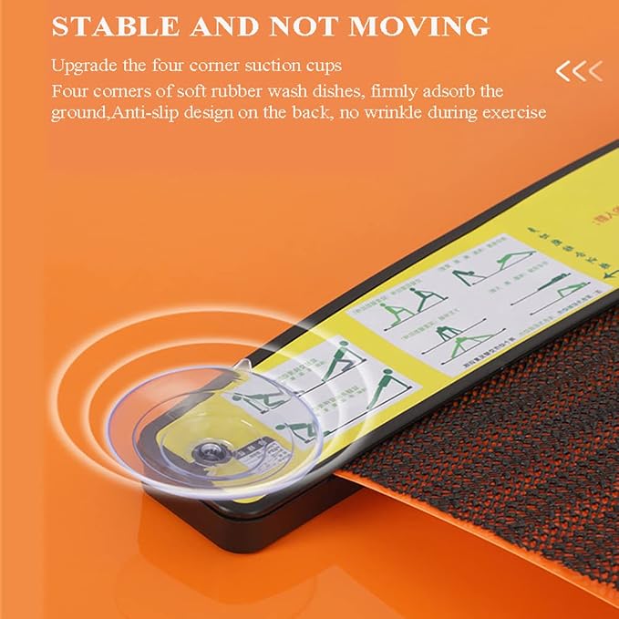 Slide Board for Workout with End Stops Anti Slip Slide Mat Training for Leg, Pot Training Fitness and Improve Balance Ability