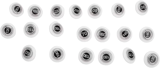 RiToEasysports Golf Club Distance Markers 20 Pack Golf Ball Markers with Instant Distance Guidance Easy Attachment Universal Fit for Training Course Management