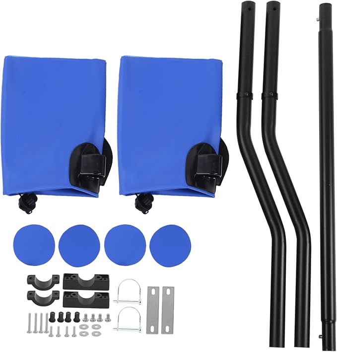 PVC Inflatable Kayak Outrigger Float Portable Higher Stability Balancing Canoe Outrigger Kit Balancing Boat Accessory