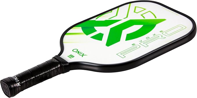 Onix Evoke Pro Composite Face Incredible Touch Maximum Control and Spin Pickleball Paddle – Polypropylene Honeycomb Core with Protective Edge Guard Widebody Shape