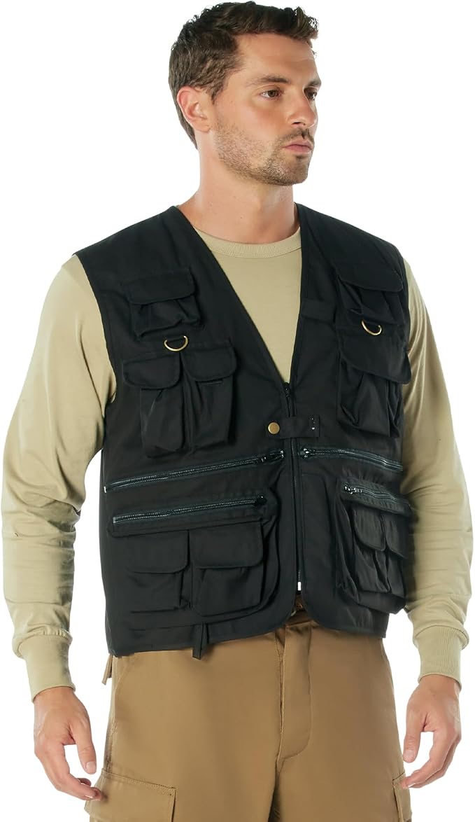 Rothco Uncle Milty Travel Vest - Outdoor Fishing Camping 17 Cargo Pocket Jacket