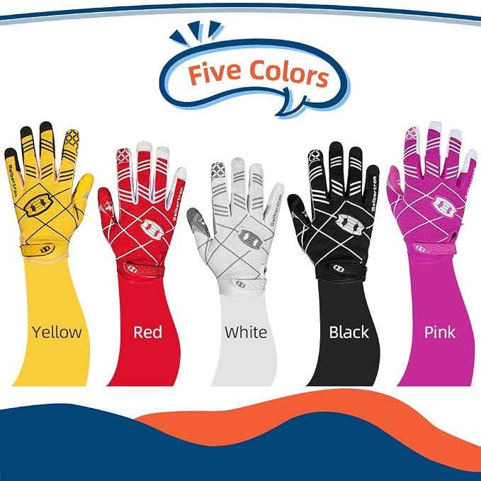 Seibertron Pro 3.0 Twelve Constellations Elite Ultra-Stick Football Receiver Gloves | Super Sticky Grip for Youth Kids Boys 8-12 Girls & Adult Men & Women, Perfect Sports Gift