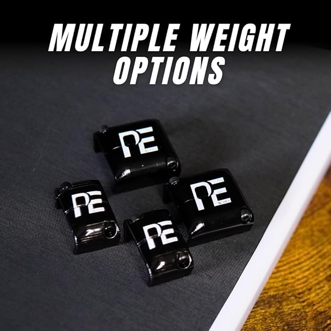 Pickleball Effect Tuning Clamps Powered by SLYCE SLYDRS | Reusable Adjustable Paddle Weights for 16mm Pickleball Paddles | 6061 Aircraft-Grade Aluminum Pair with Installation Tool