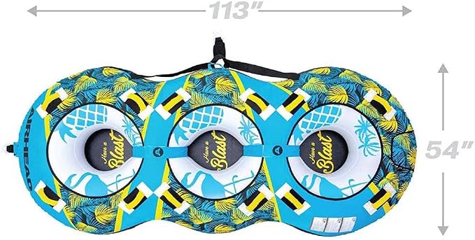 AIRHEAD Blast Towable Tube for Boating with 1-4 Rider Options