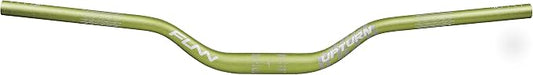 Funn Upturn High-Rise Mountain Bike Handlebar with Bar Clamp 31.8mm and Width 785mm, Durable and Lightweight Alloy Riser Handlebar for MTB and BMX Bike, Rise 55mm MTB Handlebar (Green)