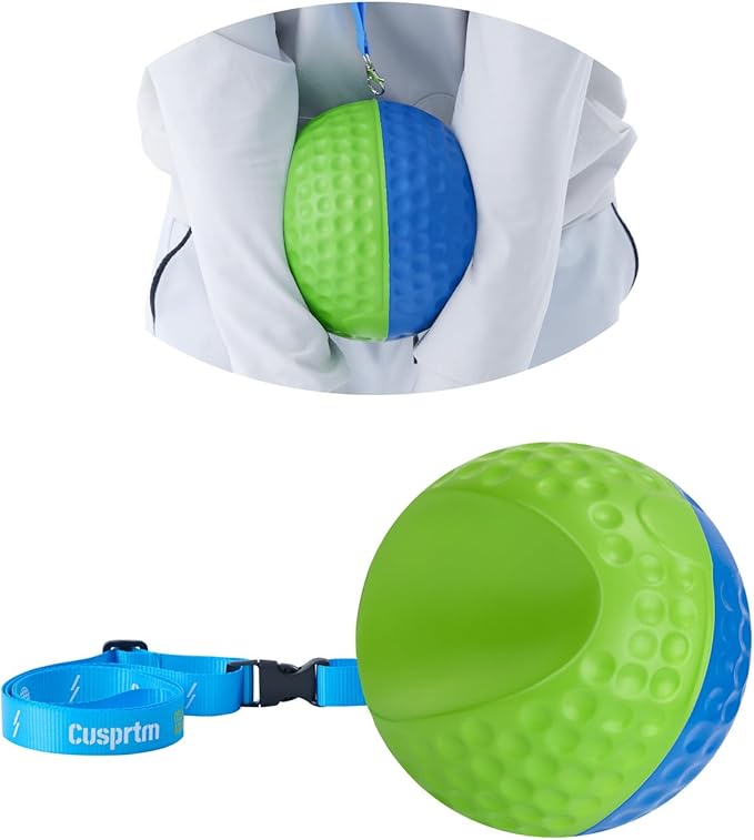 Golf Training Aid Ball for Impact Precision & Consistent Swings - Master Body Connection to Fix Slicing, Scooping & Chicken Wing | Simple and Effective Golf Training Tool