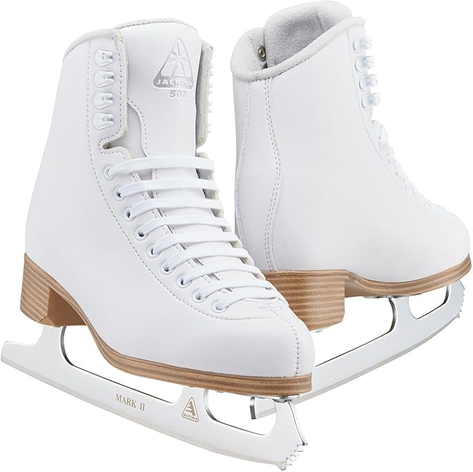 Jackson Classic 200 Womens/Girls Figure Ice Skates | Comfortable Figure Skates for Ice Skating & Recreational Figure Skating, Ice Skates for Kids/Toddler Ice Skates-Medium Width