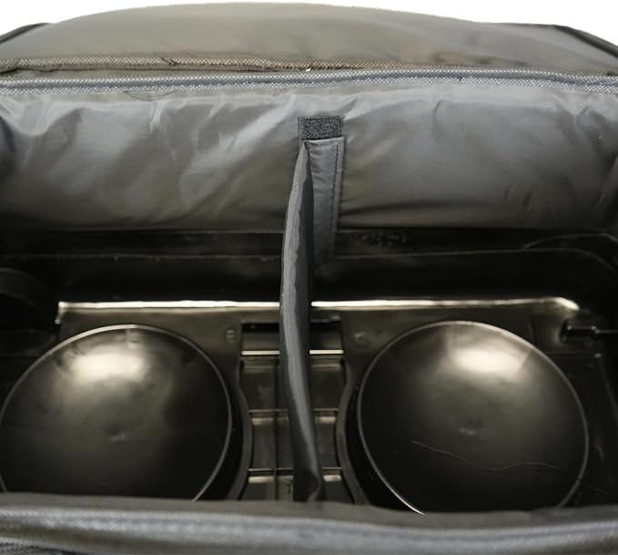 ELITE Basic Bowling Bag Double (2) Ball Roller with Rolling Wheels