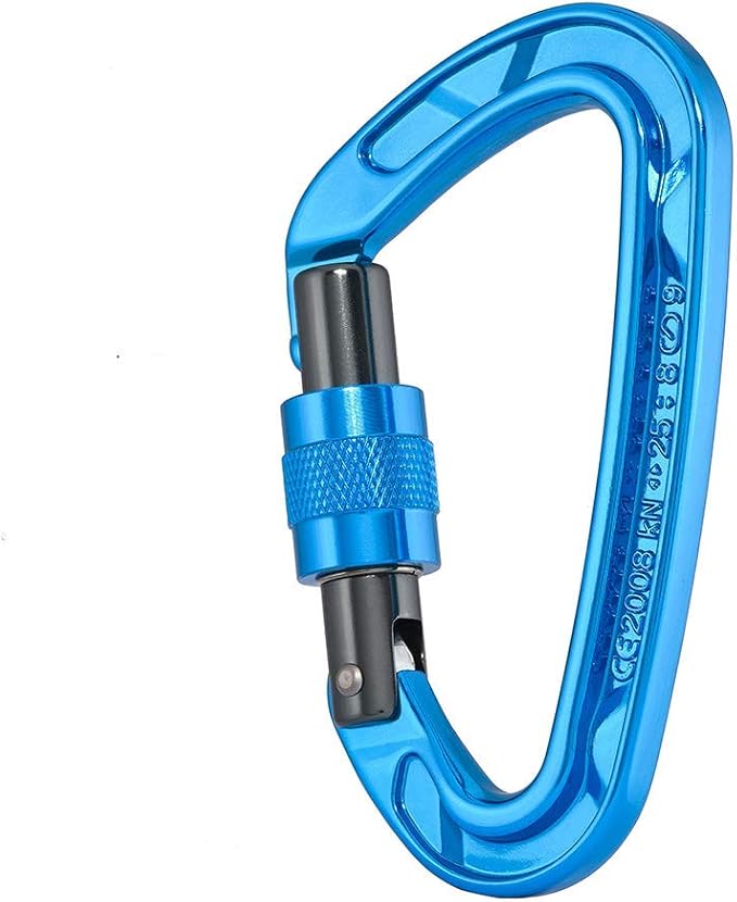 KAILAS Locking Carabiner CE Certified Oval Constructed Rock Climbing Mountaineering Rescure Standard Alumimun 25KN