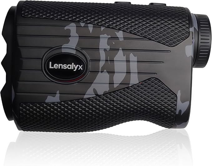 Lensaylx Golf rangefinder,1200 Yards Laser Golf Rangefinder with Slope,7X Magnification,Pin Flag Pole Lock,IPX4 Waterproof,Rechargeable Battery Magnetic Strip Laser Rangefinders for Golf and Hunting