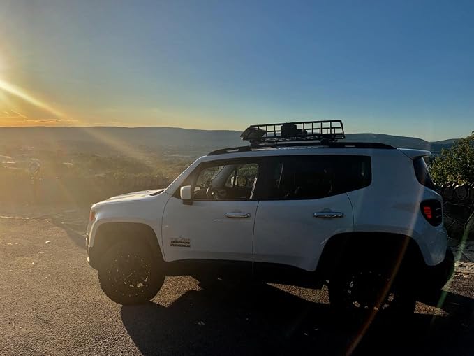 BrightLines Aero Crossbars Roof Racks Compatible with 2015-2024 Jeep Renegade