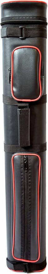 HAN'S DELTA 2x4 Hard Oval Pool Cue Billiard Stick Carrying Case, (Several Colors Available)