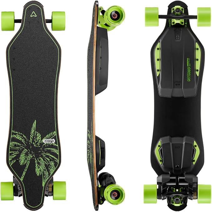 MEEPO Campus V3 Series/Envy Electric Skateboard with Remote, Top Speed Up to 29 Mph, 4 Speed Smooth Braking, Easy Carry Handle Design, Suitable for Adults & Teens