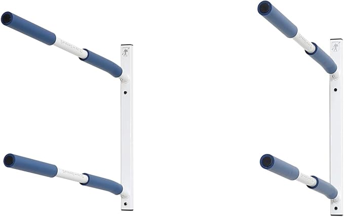 SPAREHAND Premium Edition: All Climate Wall Mount Hybrid Rack for SUPs and Kayaks