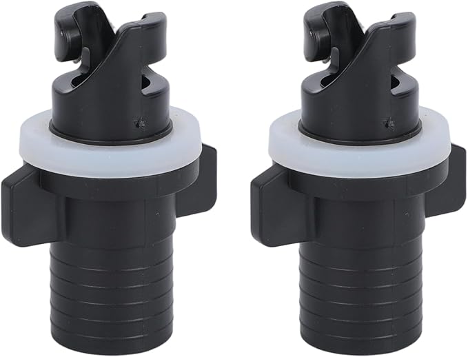 2pcs Inflatable Kayak Pump Adapter for Halkey-Roberts Valves, Paddle Board Pump Adapter Valve Nozzle Inflatable Boat Kayak Attachment
