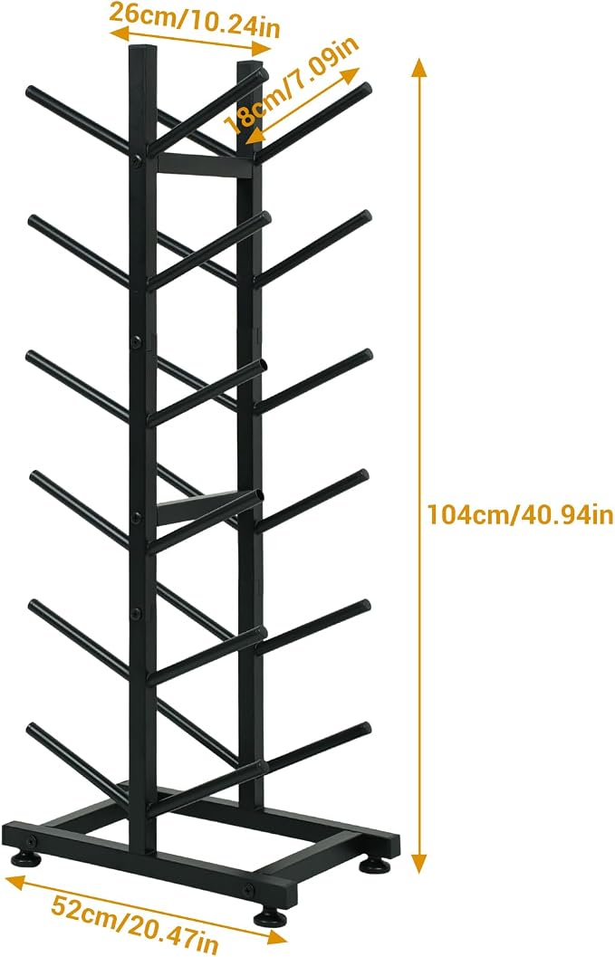 BiJun Skateboard Racks Floor Stand, 6-Layer Skateboard Holder,Snowboard Storage Rack, Skateboard Organizer Floor Stand for Deck, Longboard, Snowboard, Standard Skateboards, Mini Cruiser Skateboard