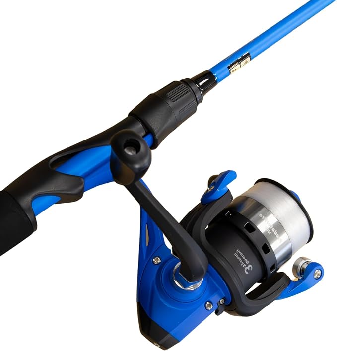 Reaction Tackle 2-Piece IM6 Carbon Fishing Rod and Reel Combo for Bass, Panfish, Trout, and Freshwater Fishing