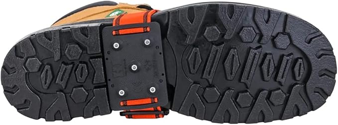 K1 Mid-Sole Ice Cleats for Men & Women - Rotatable Traction Aids For Winter Snow - Hi Vis - Original