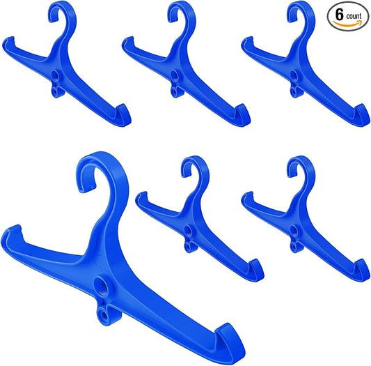 FoldTier Scuba Hanger BC Regulator Scuba Diving Wetsuit Hanger with Din Threads Vest Tactical Gear for Dry Clothes BCD Side Hanging