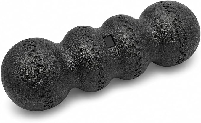 Double Peanut Massage Roller for Deep Tissue Relief, Spinal Alignment Gap, Micro-Perforation Texture, Back, Neck & Leg Recovery