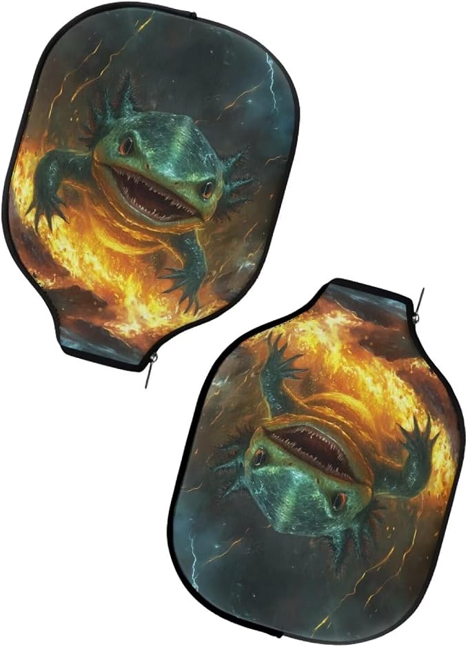 Pickleball Paddle Covers Only for Men and Women Zipper Closure Protection and Decoration