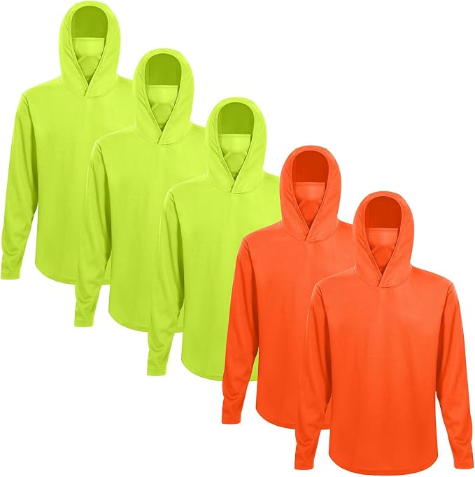 Mens Long Sleeve T-Shirts Casual Crew Neck Tee Shirt Summer Soft Running Swimming Cycling Fishing Tops