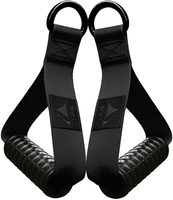 Heavy Duty Gym Workout Handles Attachment for Cable Machine,Resistance Band,Pulley System Home Exercise Equipment, Comfortable and Stronger Grip