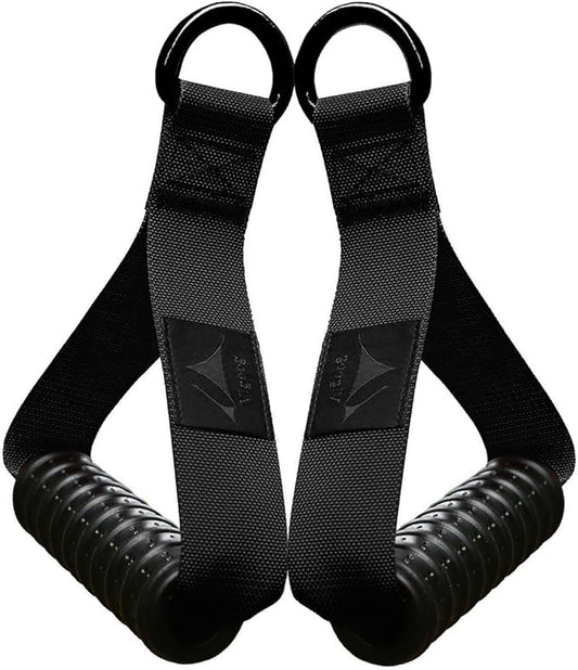 Heavy Duty Gym Workout Handles Attachment for Cable Machine,Resistance Band,Pulley System Home Exercise Equipment, Comfortable and Stronger Grip